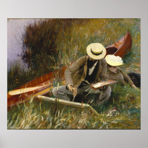 Sargent an Out-of-Doors-Studie Poster