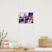 Sargent - Becken mit Sailor, Villa Vizcaya, Miami Poster (Küche)