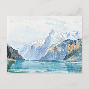 Sargent - Bucht von Uri, feine Kunst, Postkarte