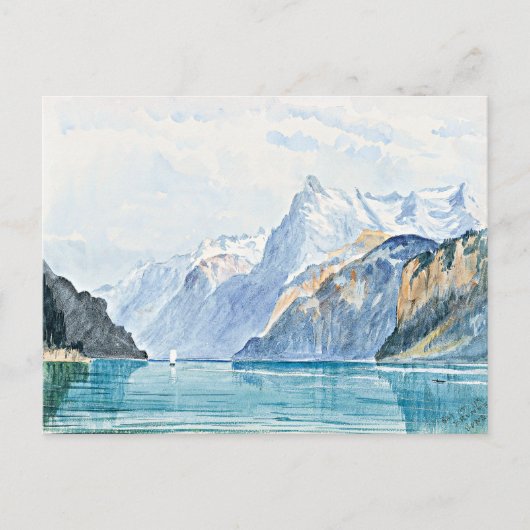 Sargent - Bucht von Uri, schöne Kunst, Postkarte (Vorderseite)