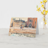 Sargent - Campi dei Frari, Venedig, Karte (Gelbe Blume)