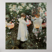 Sargent Carnation Lily Lily Rose Poster (Vorne)