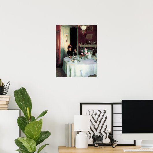 Sargent - Der Frühstückstisch Poster (Heimbüro)