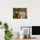 Sargent - ein Künstler in seinem Studio Poster (Heimbüro)