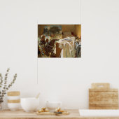 Sargent - ein Künstler in seinem Studio Poster (Küche)