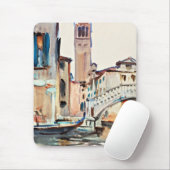 Sargent - Eine Brücke und ein Campanile, Venedig, Mousepad (Mit Mouse)