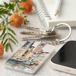 Sargent - Eine Brücke und ein Campanile, Venedig, Schlüsselanhänger