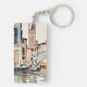 Sargent - Eine Brücke und ein Campanile, Venedig, Schlüsselanhänger (Rückseite)