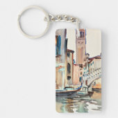 Sargent - Eine Brücke und ein Campanile, Venedig, Schlüsselanhänger (Vorderseite)