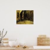Sargent - Eine Straße in Venedig 1882 Poster (Küche)