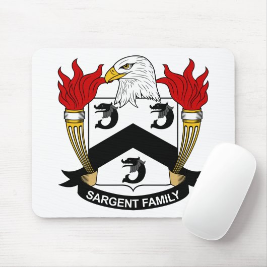 Sargent Familienwappen Mousepad (Mit Mouse)