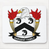 Sargent Familienwappen Mousepad (Vorne)