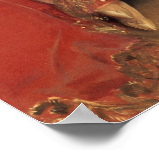 Sargent - Frau Hugh Hammersley 1893 Poster (Ecke)