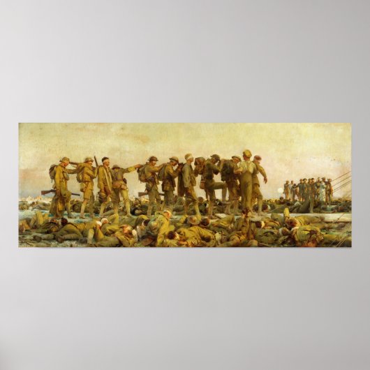 Sargent - Gassed Soldiers Poster (Vorne)