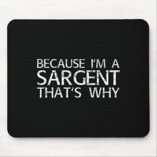 Sargent Geschenk Lustiger Familienname Familiensta Mousepad
