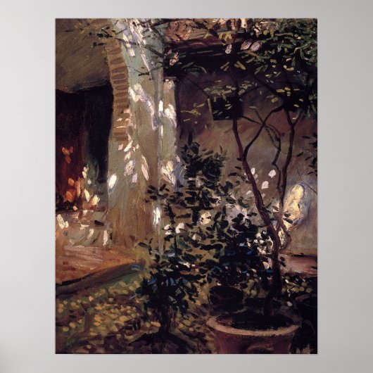 Sargent - Granada. Sonnenflecken 1912 Poster (Vorne)