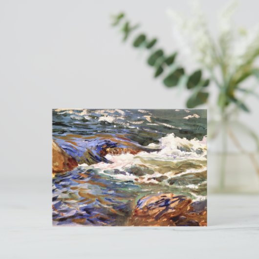 Sargent - In Norwegen, Fine Art Malerei Postkarte (Stehend Vorderseite)