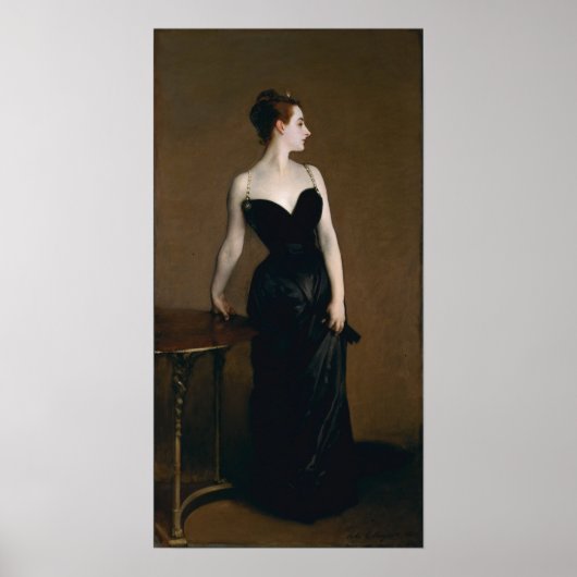 Sargent - Madame X (Madame Pierre Gautreau) 1884 Poster (Vorne)
