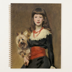 Sargent Mädchen mit Hund Beatrice Townsend Porträt Planer