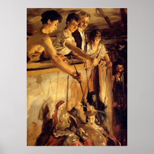 Sargent - Marionetten 1903 Poster (Vorne)