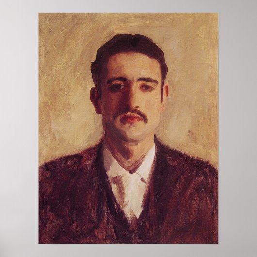 Sargent - Portrait eines Mannes Poster (Vorne)