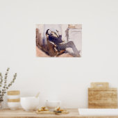 Sargent - Portrait von Paul-Cesar Helleu Poster (Küche)