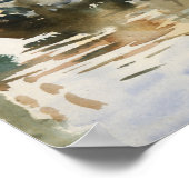 Sargent - Rio Dei Mendicanti, Venedig Poster (Ecke)