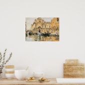Sargent - Rio Dei Mendicanti, Venedig Poster (Küche)