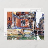 Sargent - Scuola di San Rocco - Glückwunsch zum Ge Postkarte (Vorne/Hinten)