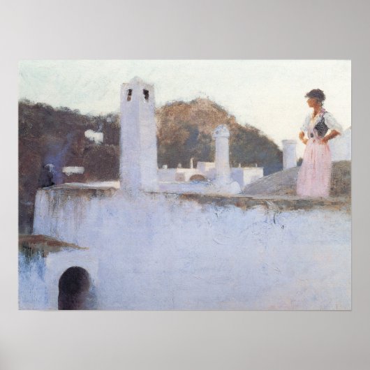 Sargent - Sicht auf Capri 1878 Poster (Vorne)