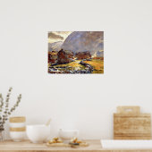 Sargent - Simplon Pass Chalets 1911 Poster (Küche)