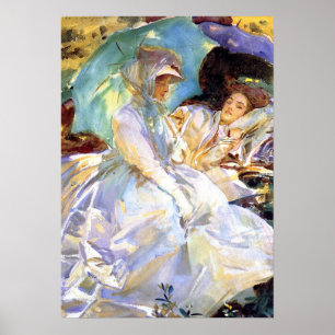 Sargent - Simplon-Pass. Lesung 1911 Poster