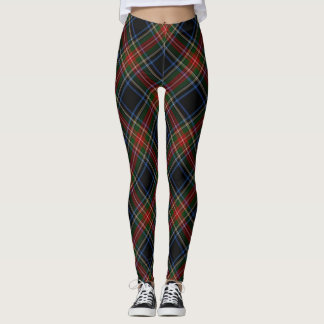 Sargent - Stewart schwarze Tartan-Leggings Leggings