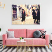 Sargent - Straße in Venedig, schöne Kunst Leinwanddruck (Insitu (Wohnzimmer))