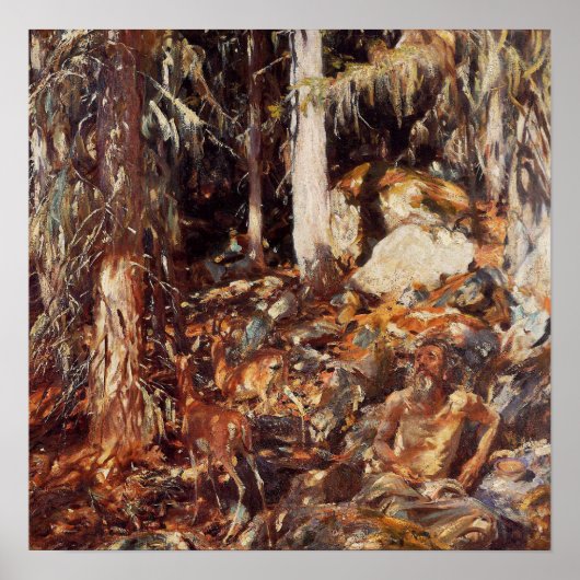 Sargent - The Hermit 1908 Poster (Vorne)