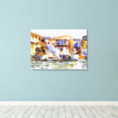 Sargent - Tiberias, Aquarellmalerei Leinwanddruck (Insitu (Holzboden))