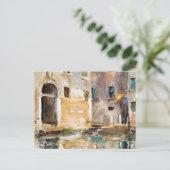 Sargent - Venedig, Kunstmalerei, Postkarte (Stehend Vorderseite)