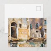 Sargent - Venedig, Kunstmalerei, Postkarte (Vorne/Hinten)