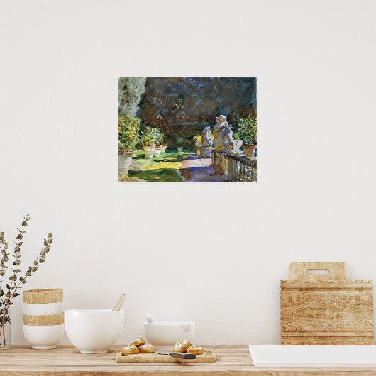 Sargent - Villa Di Marlia Poster (Küche)