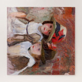 Sargent - Village Children, famous painting, Puzzle (Horizontal)