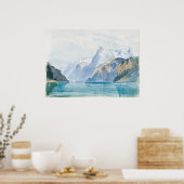 Sargent's Bay of Uri, Brunnen Poster (Küche)