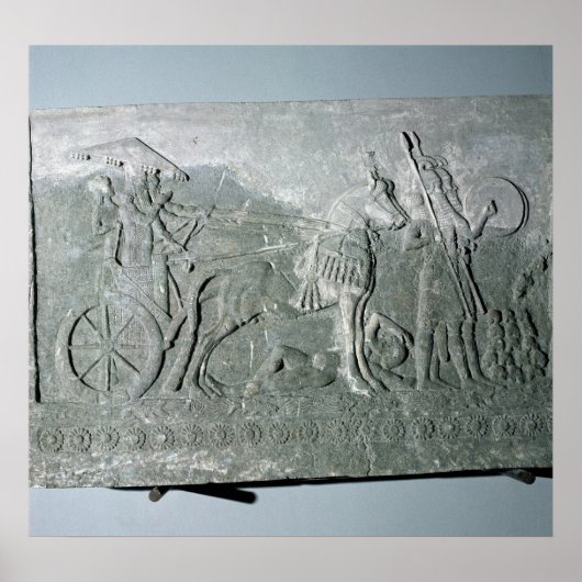 Sargon II auf einem Schlachtschiff Poster (Vorne)