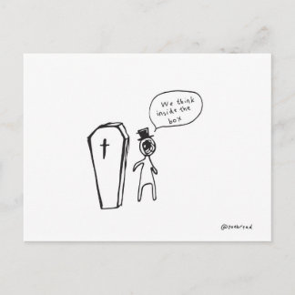 Sargpostkarte Postkarte