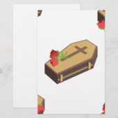 Sargsymbole Briefpapier (Vorne/Hinten)