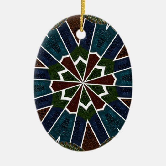 Sari Inspirierte Design mit komplizierten Details Keramikornament (Vorne)