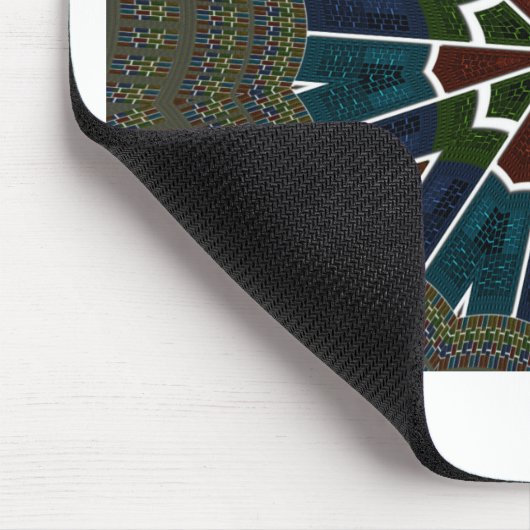 Sari Inspirierte Design mit komplizierten Details Mousepad (Ecke)