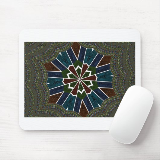 Sari Inspirierte Design mit komplizierten Details Mousepad (Mit Mouse)