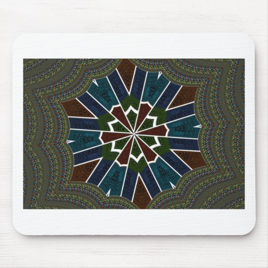 Sari Inspirierte Design mit komplizierten Details Mousepad (Vorne)