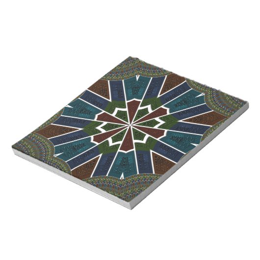 Sari Inspirierte Design mit komplizierten Details Notizblock (Rotiert)