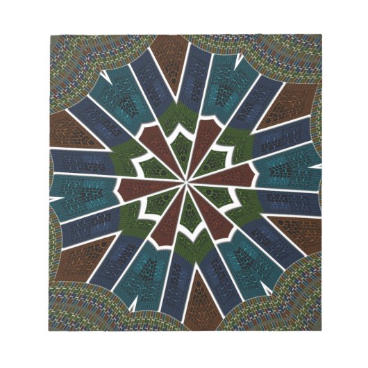 Sari Inspirierte Design mit komplizierten Details Notizblock (Vorderseite)